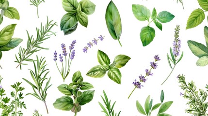 Vibrant botanical elements for creative projects