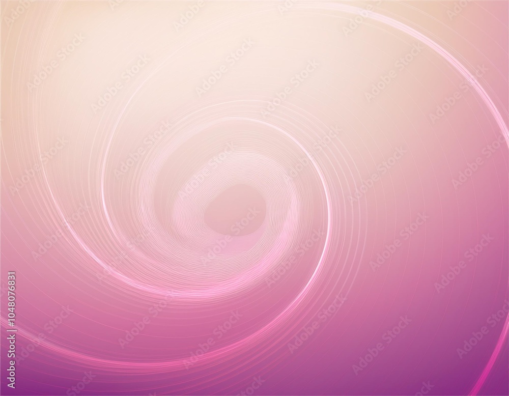 Poster the flowing pink pattern with a radiant center is both captivating and uplifting