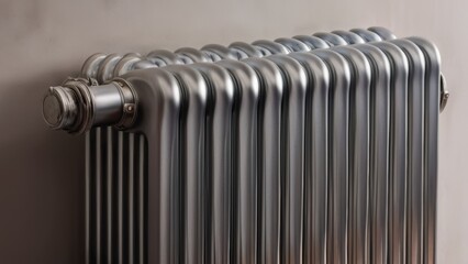 radiator on the wall