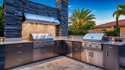 Daytime Custom Outdoor Living Area