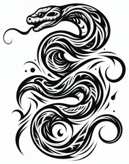  TRIBAL TATOO トライバル タトゥ 刺青 蛇