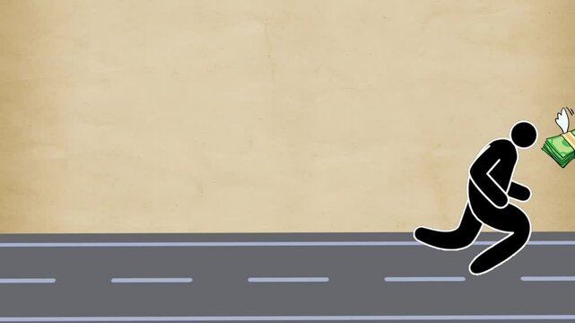 People chase money