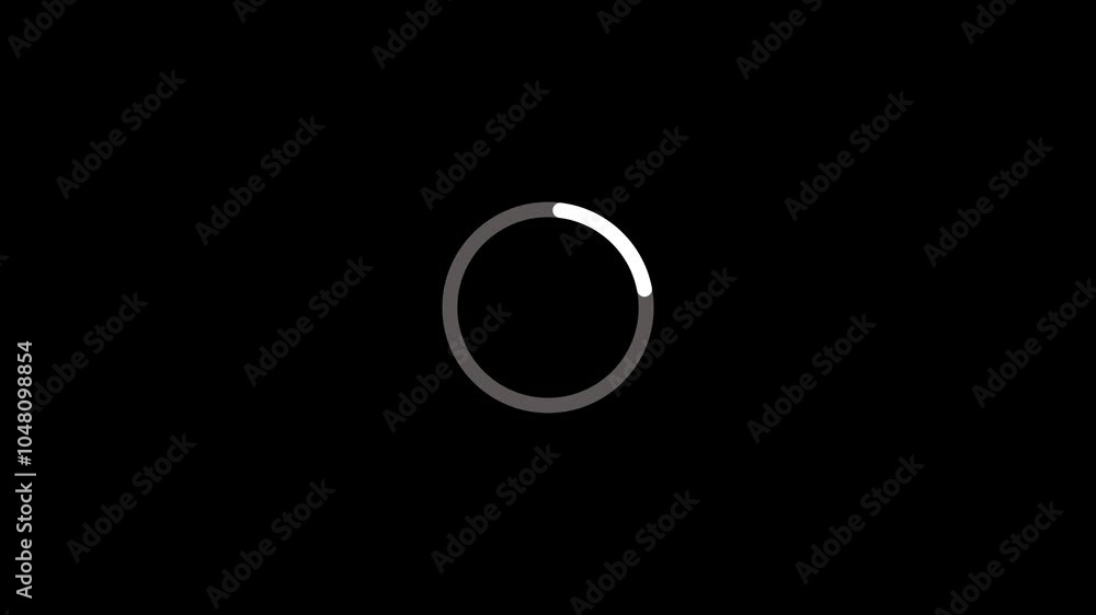 Poster preloader for online player. video loading. looped video with alpha channel.