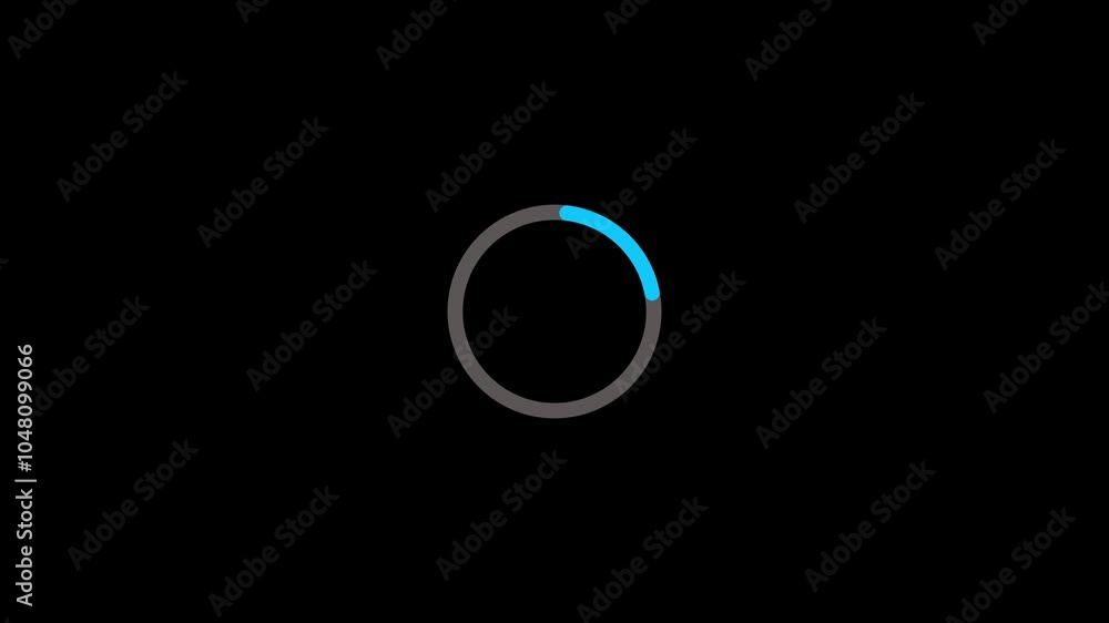 Poster preloader for online player. video loading. looped video with alpha channel.