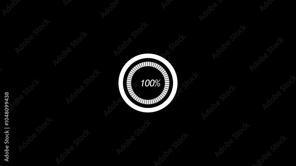 Poster loading icon diagrams modern design concept animation.