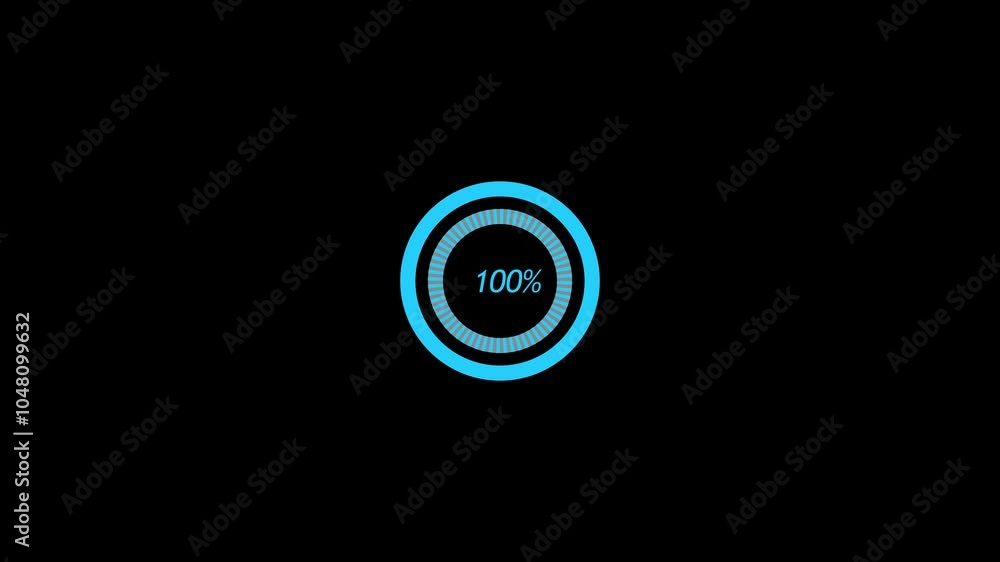 Poster loading icon diagrams modern design concept animation.