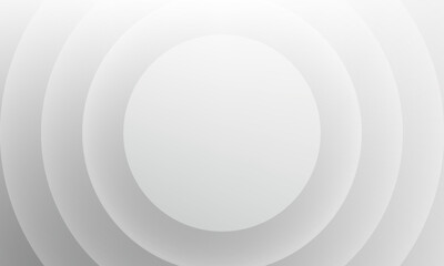 white 3d concentric circle pattern background