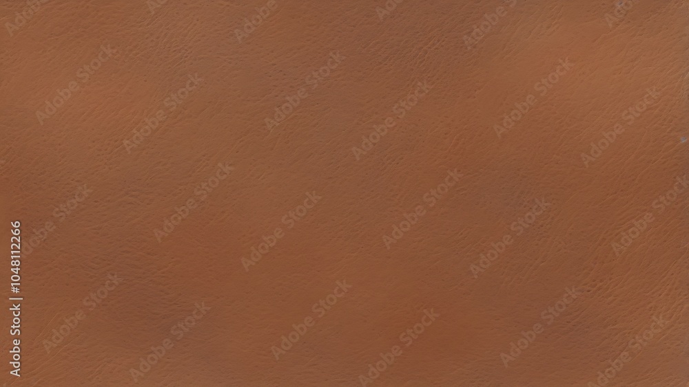 Poster close up view of a rich, warm brown color with subtle variations in tone leather surface, showcasing