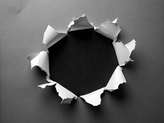 Dramatic Double Exposure Torn Paper Background for Promotions and Announcements