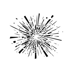 Obraz premium Fractured glass