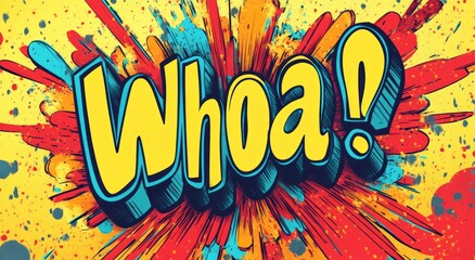 Whoa! Burst: A Fun and Exciting Comic Word