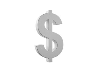 Obraz premium Metal dollar symbol