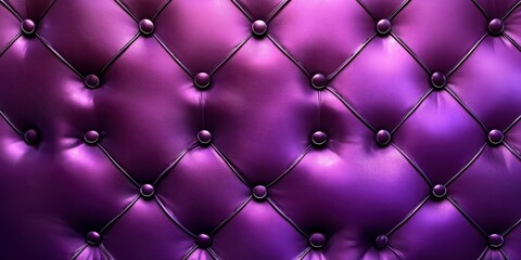 Elegant Purple Leather Upholstery Texture