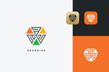 Abstract Minimalist Digital Multimedia Logo Design