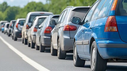 Traffic congestion on a busy highway understanding the causes and effects of vehicle buildup in urban areas