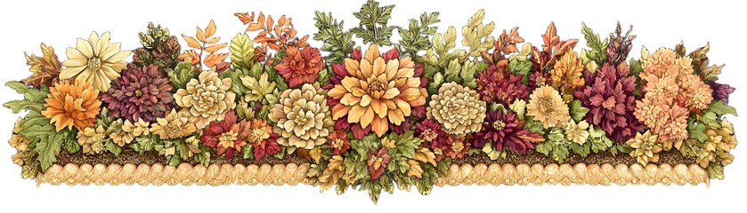 Fototapeta premium “Autumn Harvest Bloom”