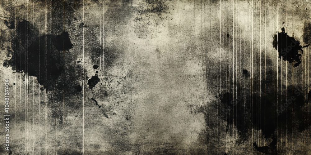 Poster abstract dark texture with grunge patterns and splashes