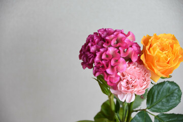 カラフルな花束