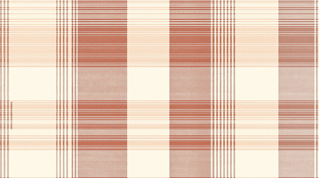 Seamless Red and Cream Plaid Pattern
