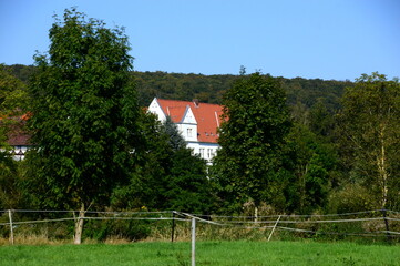 Historical Castle in the Village Henneckenrode, Lower Saxony