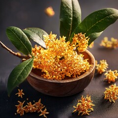 キンモクセイ金色の花