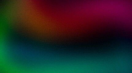 Luxury color gradient texture backdrop design. Elegant dark red orange blue green black color grainy glowing vibrant color flow, wave shaped website header, poster, banner