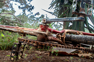 pedales y cadena de bicicleta