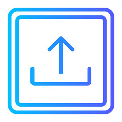upload gradient icon