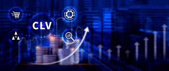 CLV, Customer lifetime value concept, Increasing CLV marketing strategy planning, measure of average customer revenue generated over their entire relationship with company.