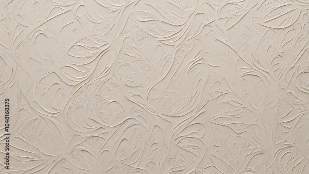 Poster abstract textured wall artwork cream color background with an intricate swirl pattern featuring flow