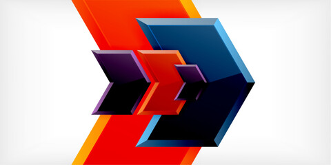 Arrow technology and business concept background. Vector Illustration For Wallpaper, Banner, Background, Card, Book Illustration, landing page