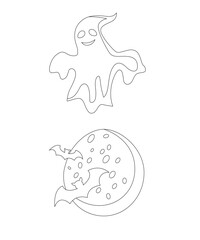 Halloween coloring page for kids