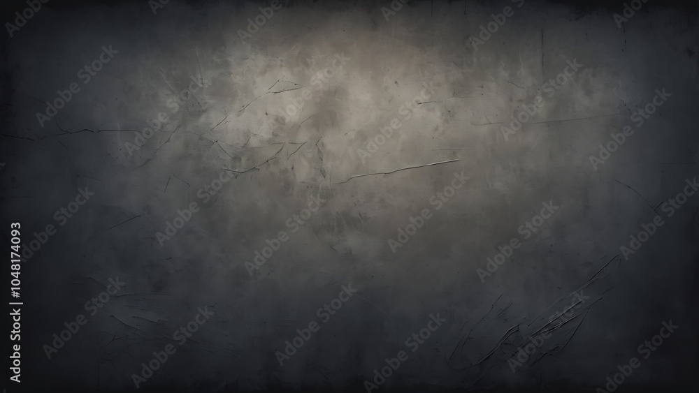Poster digital abstract artwork featuring a concrete textured, grunge style background with a blend of dark