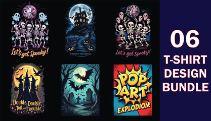 Obraz premium Unique T-Shirt Design Bundle Eye-Catching Tees for Every Style