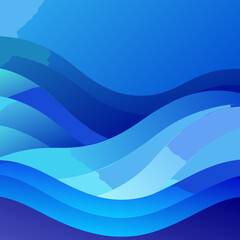 Abstract blue gradient background collection