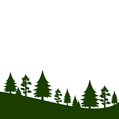 Forest Tree Silhouette
