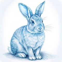 Fototapeta premium a rabbit sketch illustration