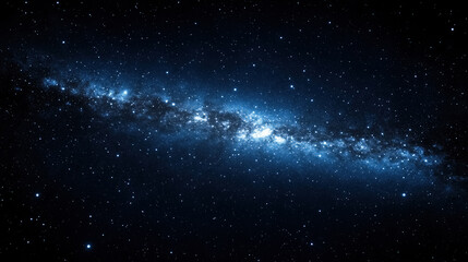 Fototapeta premium Stunning milky way galaxy in night sky with countless stars and cosmic wonders