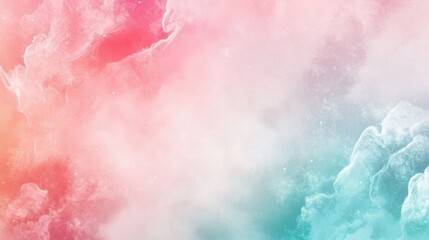 Soft gradient watercolor border banner, delicate hues framing an empty center, perfect for invitations or announcements.