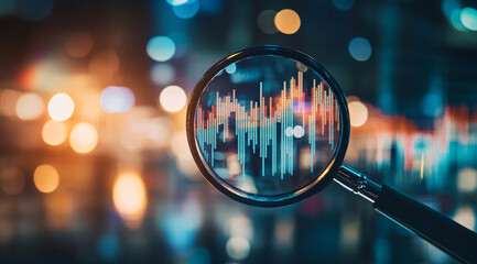 Business audit stock financial finance management on analysis data strategy with graph accounting marketing or report chart economy investment research profit concept