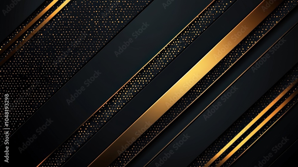 Aufkleber a deep black background with subtle metallic highlights and soft shadowing, creating a refined, eleg