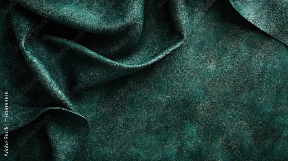 Poster a deep dark green background with a smooth, matte finish, creating a sense of elegance and depth for