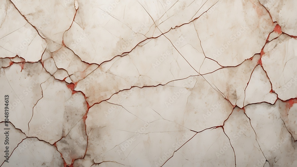 Poster abstract illustration grunge textured background of a old white brick wall with random pattern large