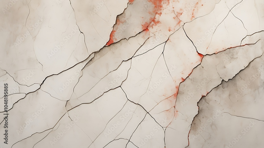 Aufkleber abstract illustration grunge textured background of a old white brick wall with random pattern large