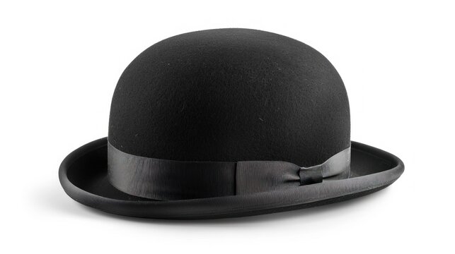 recommend clip art: Classic Black Bowler Hat