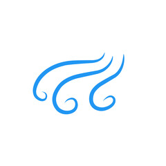 wind gust vector illustration
