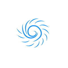 Obraz premium wind gust vector illustration