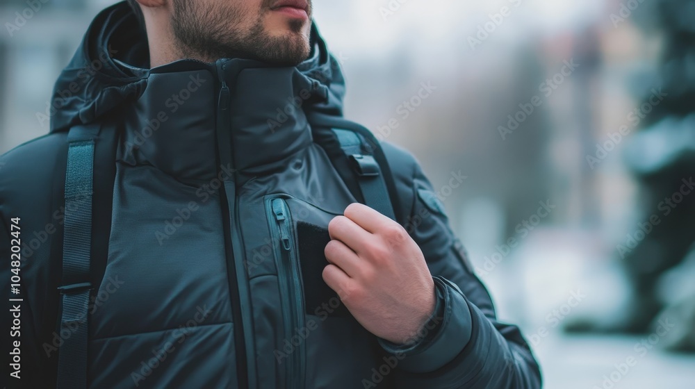 Poster smart jackets now come with climate control, allowing users to adjust their temperature on the go th