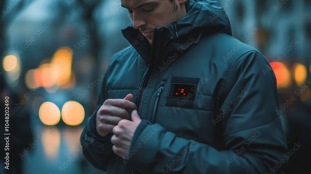 Poster smart jackets now come with climate control, allowing users to adjust their temperature on the go th