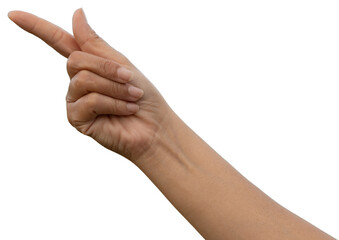 closeup of the arm, a finger reaches upward, signaling a clear expression of human touch and communication, capturing the anatomy of the body in detail.